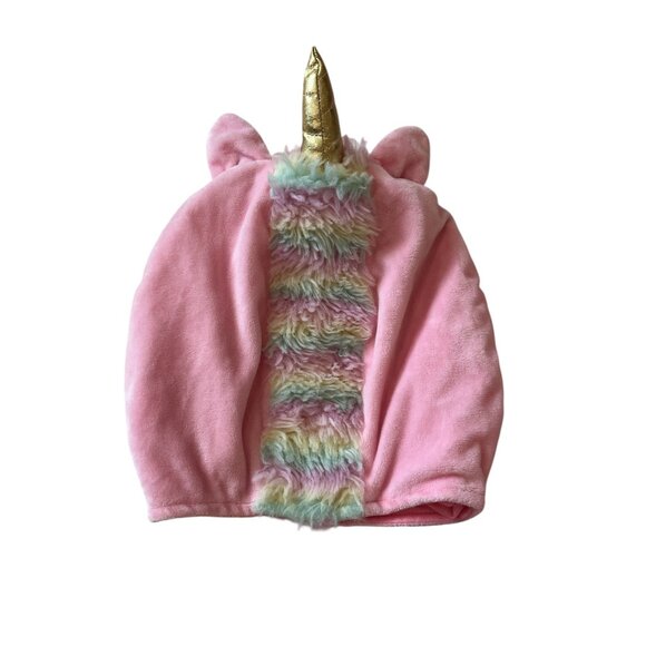 SPIRIT OF HALLOWEEN Infant Unicorn Costume Pink Hat Gold Horn Purple Eyes 18-24M - Picture 4 of 4